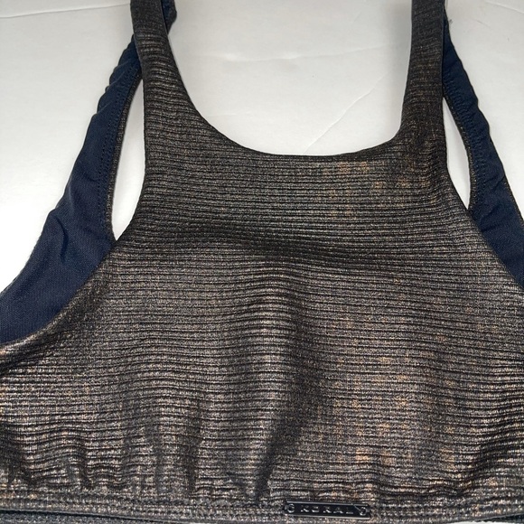 KORAL Swim Top Black Gold Metallic S - Picture 9 of 15